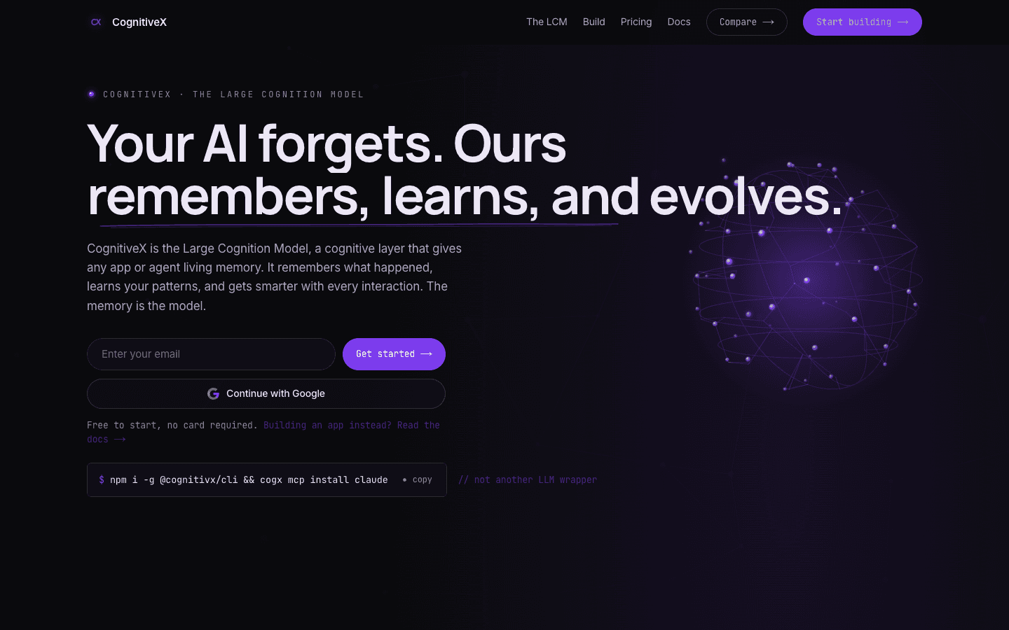 CognitivX screenshot